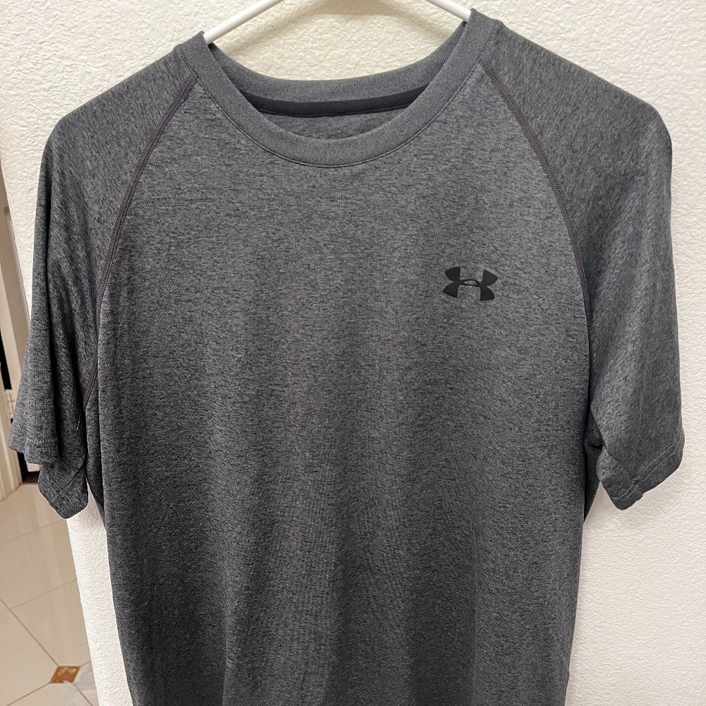 Under Armour Active T Shirt - Grey, Men's Medium
